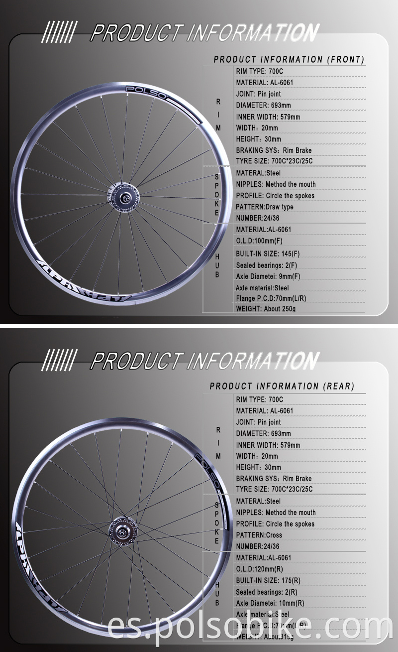 fixie bike wheel set